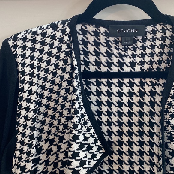 EUC St John Houndstooth Jacket - Picture 2 of 9